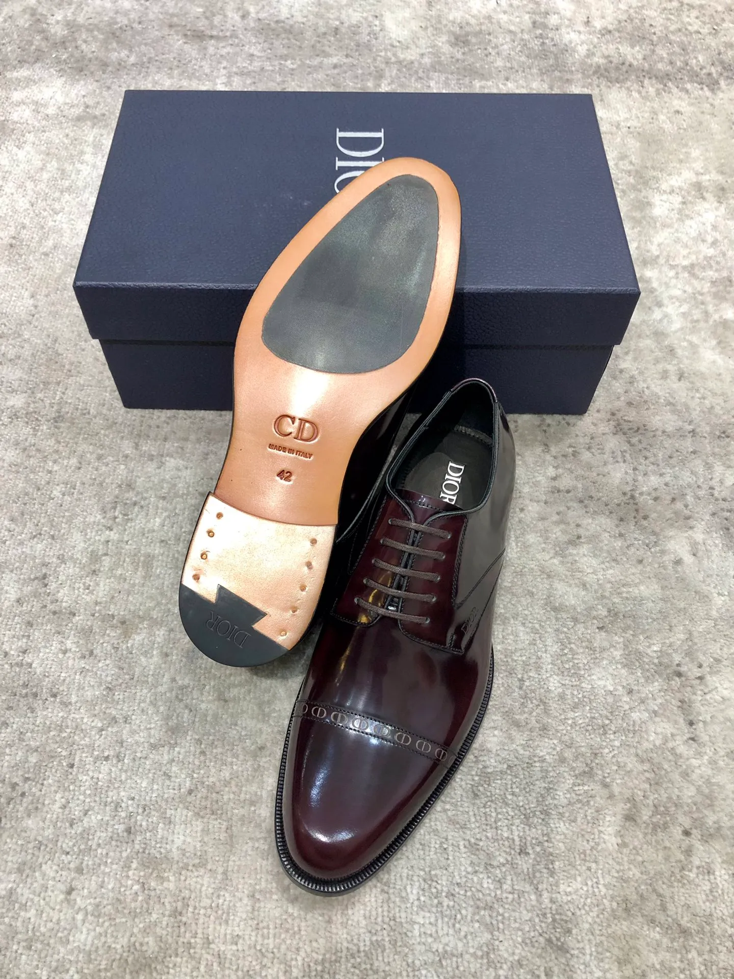 Men's shoes 💰960 Dior's new counters are on sale at the same time. The uppers are imported cowhide, water-dyed cowhide lining, genuine leather outsole, perfect details, standard size 38-44